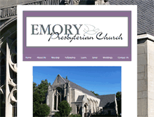 Tablet Screenshot of emorypresbyterian.org